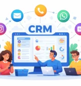 CRM com integração multicanal