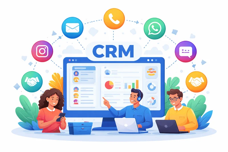 CRM com integração multicanal
